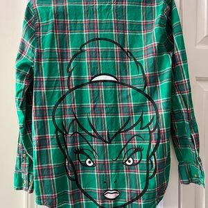 Disney tinker bell flannel. Size small